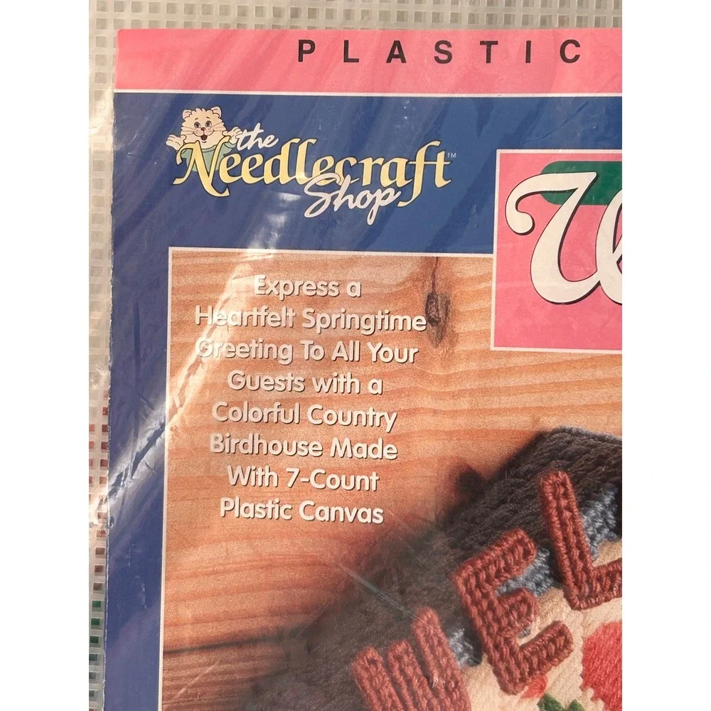 Needlecraft Shop Birdhouse Welcome Plastic Canvas Kit 7-Count Robin Petrina READ